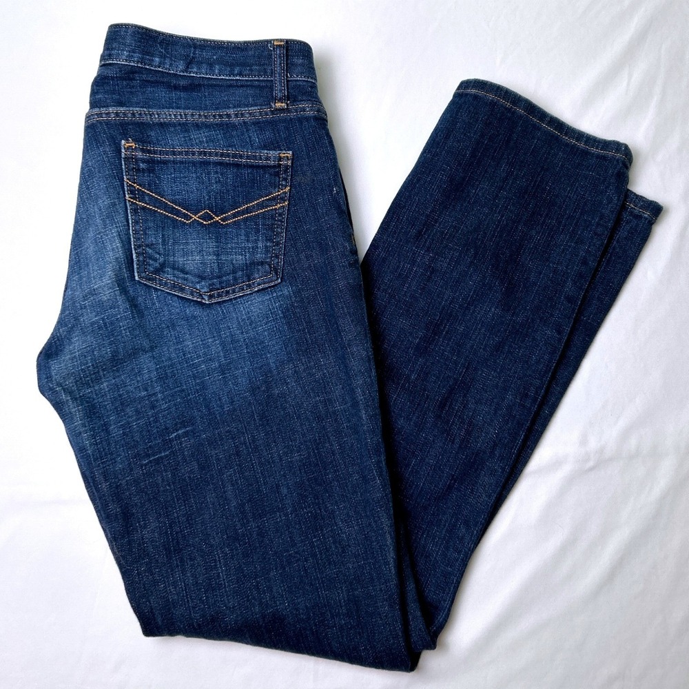 Gap Women Skinny Stretch Low Rise Dark Wash Denim Jeans Size 10 Blue Y2K Classic
